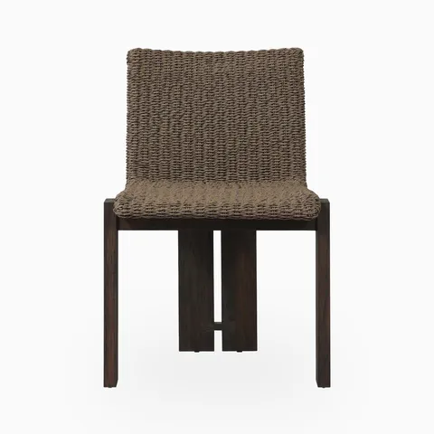 Marinell Outdoor Dining Chair in Faux Dark Hyacinth