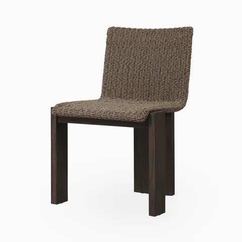Marinell Outdoor Dining Chair in Faux Dark Hyacinth