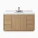 Satin Light Wash Oak Veneer