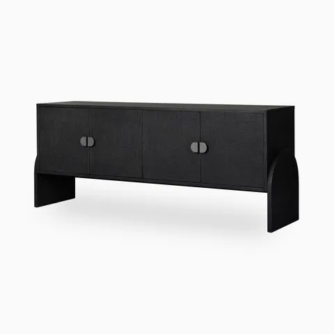 Bayfield Sideboard in Black Linen