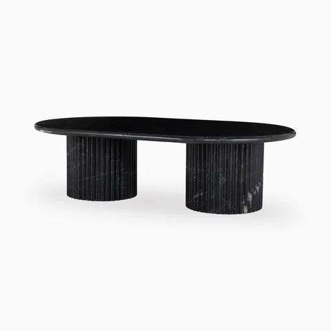 Summit Coffee Table in Black Marble