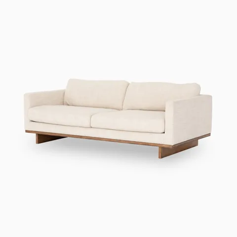 Warren Sofa in Irving Taupe, 84"