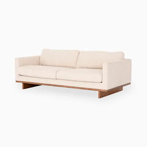 Warren Sofa in Irving Taupe, 84"