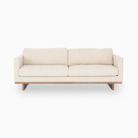 Warren Sofa in Irving Taupe, 84"
