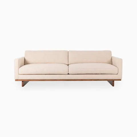 Warren Sofa in Irving Taupe, 96"