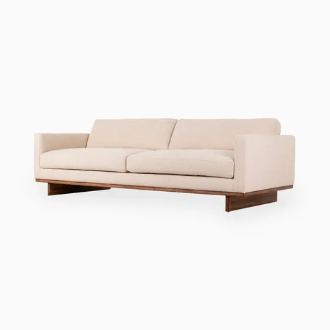 Warren Sofa in Irving Taupe, 96"