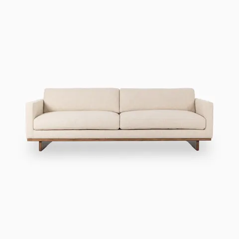 Warren Sofa in Irving Taupe, 96"