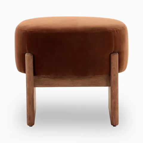 Amira Accent Stool in Surrey Ochre