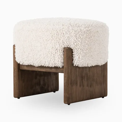Amira Accent Stool in Andes Natural