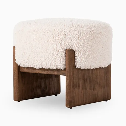 Amira Accent Stool in Andes Natural