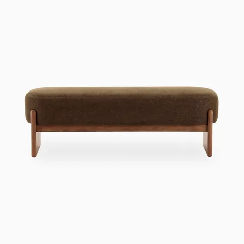 Amira Accent Bench in Sutton Olive, 60"
