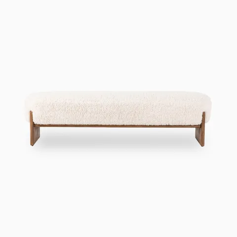 Amira Accent Bench in Andes Natural, 75.5"