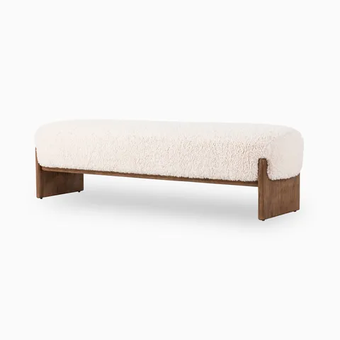 Amira Accent Bench in Andes Natural, 75.5"