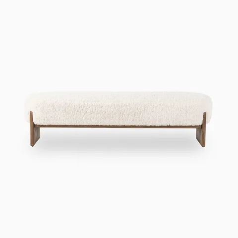 Amira Accent Bench in Andes Natural, 75.5"