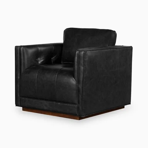 Landry Swivel Chair in Sonoma Black