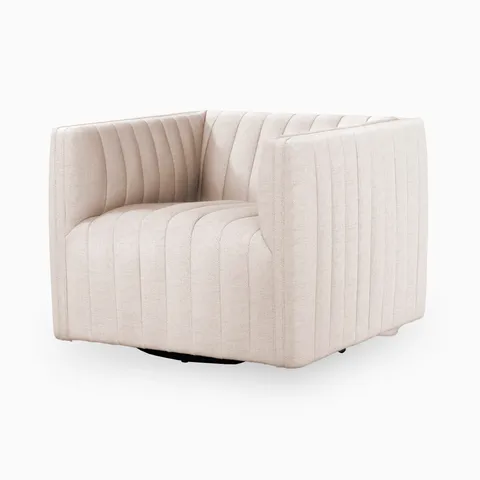 Mercer Swivel Chair in Dover Crescent