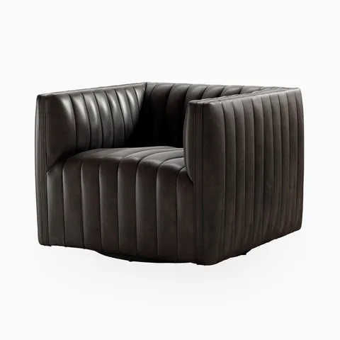 Mercer Swivel Chair in Deacon Wolf