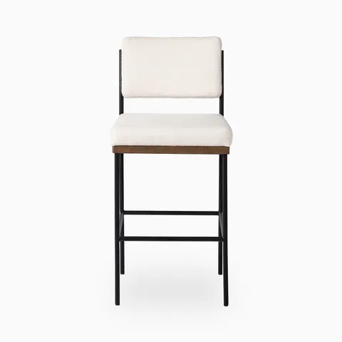 Saluda Bar Stool in Fayette Cloud