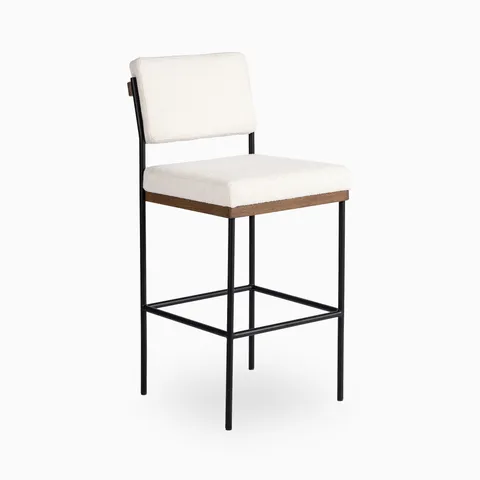 Saluda Bar Stool in Fayette Cloud