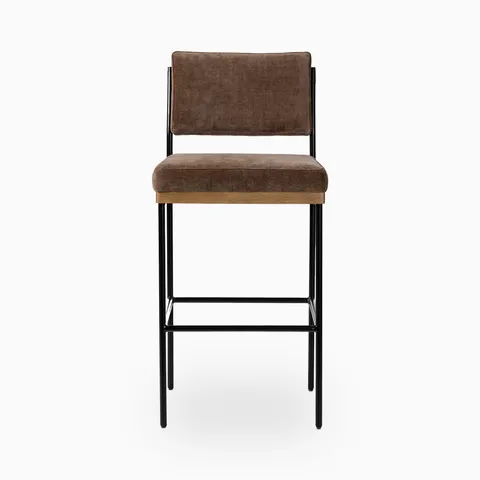 Saluda Bar Stool in Altair Mushroom