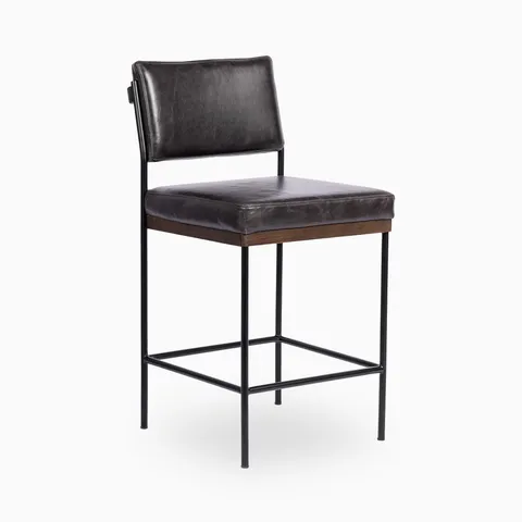 Saluda Bar Stool in Sonoma Black