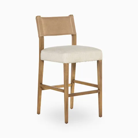 Cimarron Bar Stool in Thames Cream