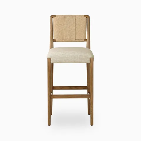 Maury Bar Stool in Alcala Wheat