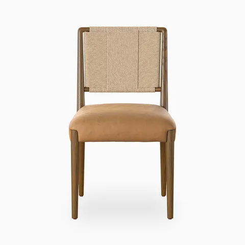 Maury Dining Chair in Tan Ash/Maestro Camel