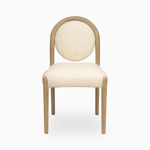Powell Dining Chair in Thames Cream