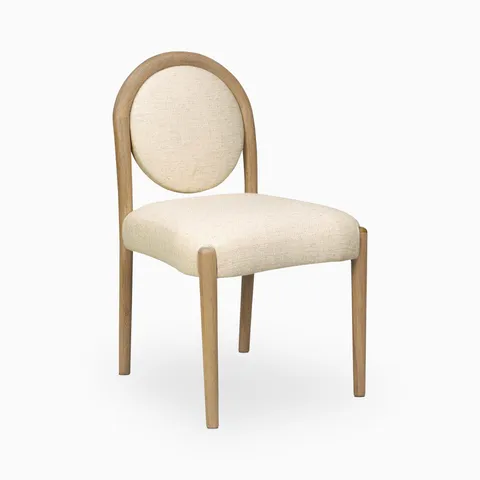 Powell Dining Chair in Thames Cream