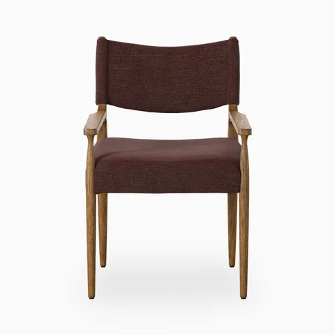 Carroll Dining Armchair in Laughlin Plum