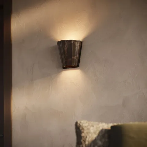 Boswell Sconce in Brown Marble