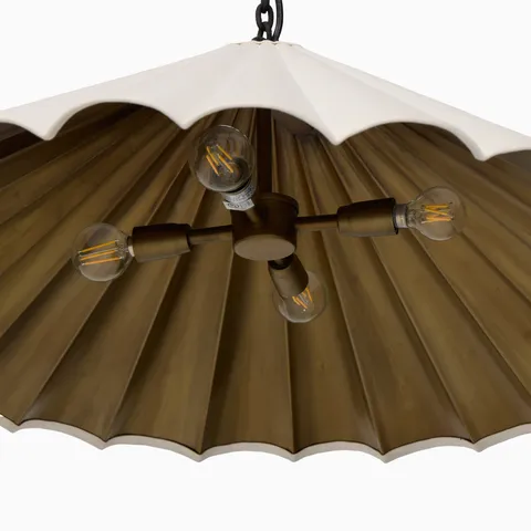 Camille Pendant in Cream