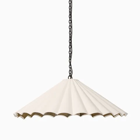 Camille Pendant in Cream