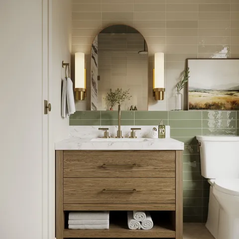 Asha Wall Sconce in Aged Brass
