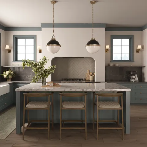 Barnes 14" Pendant in Aged Antique Distressed Bronze