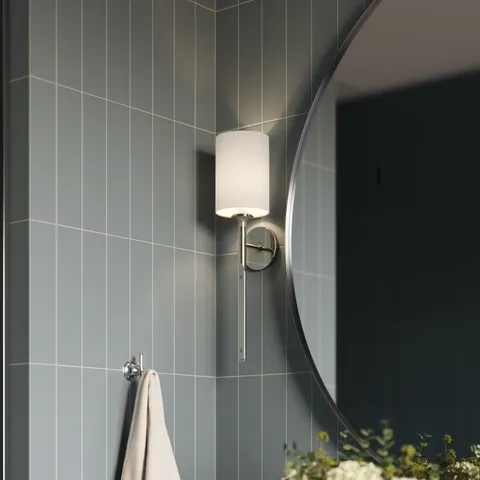 Geraldine Wall Sconce in Polished Nickel