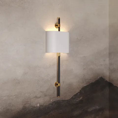 Gibson 2-Light Shaded Wall Sconce in Aged Old Bronze