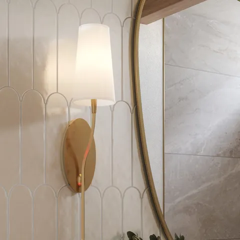 Goodwin Wall Sconce in Aged Brass