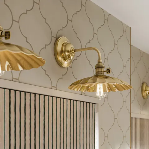 Miriam Wall Sconce in Aged Brass