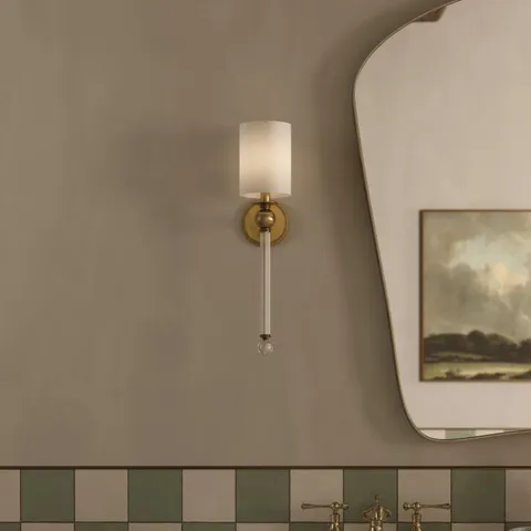 Raquel Wall Sconce in Aged Brass