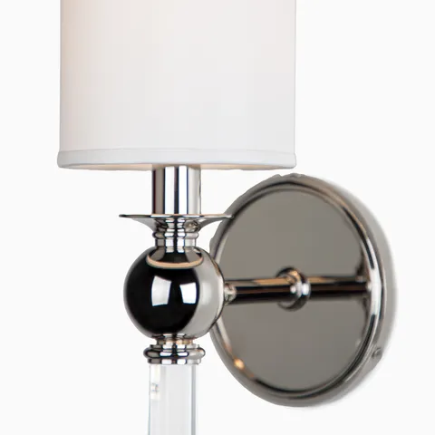 Raquel Wall Sconce in Polished Nickel