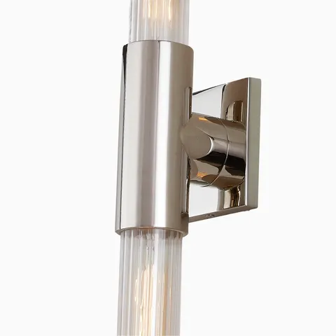 Rupert 28" Wall Sconce in Polished Nickel
