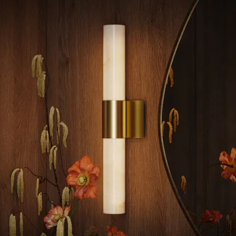 Ryder Wall Sconce in Aged Brass