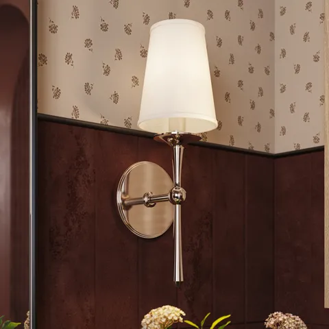 Winifred Wall Sconce in Polished Nickel