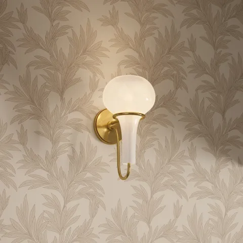 Wilma Wall Sconce in Aged Brass