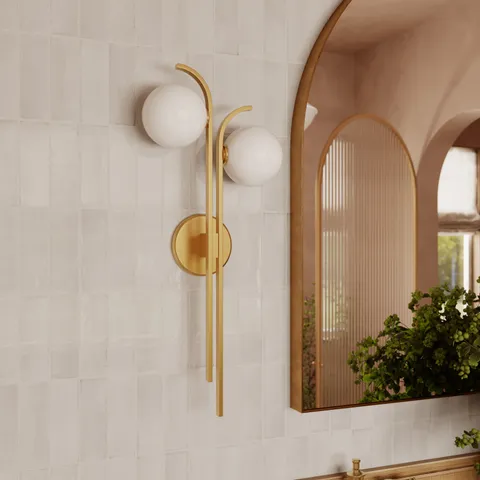 Enola Wall Sconce In Aged Brass