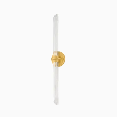Skyler Bath And Vanity Light In Aged Brass