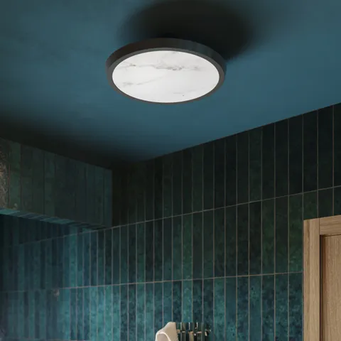 Hurley Flush Mount In Old Bronze