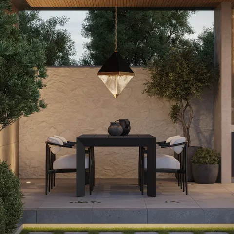 Bernard 15" Lantern in Aged Brass
